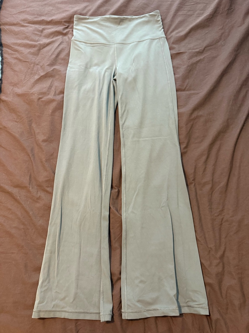 Athleta Elation Flare Pant Petite- sage color
